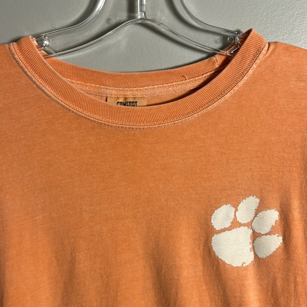 Clemson Patagonia Themed Comfort Colors Women’s lightweight Long sleeve Tee Sz S - Picture 7 of 11